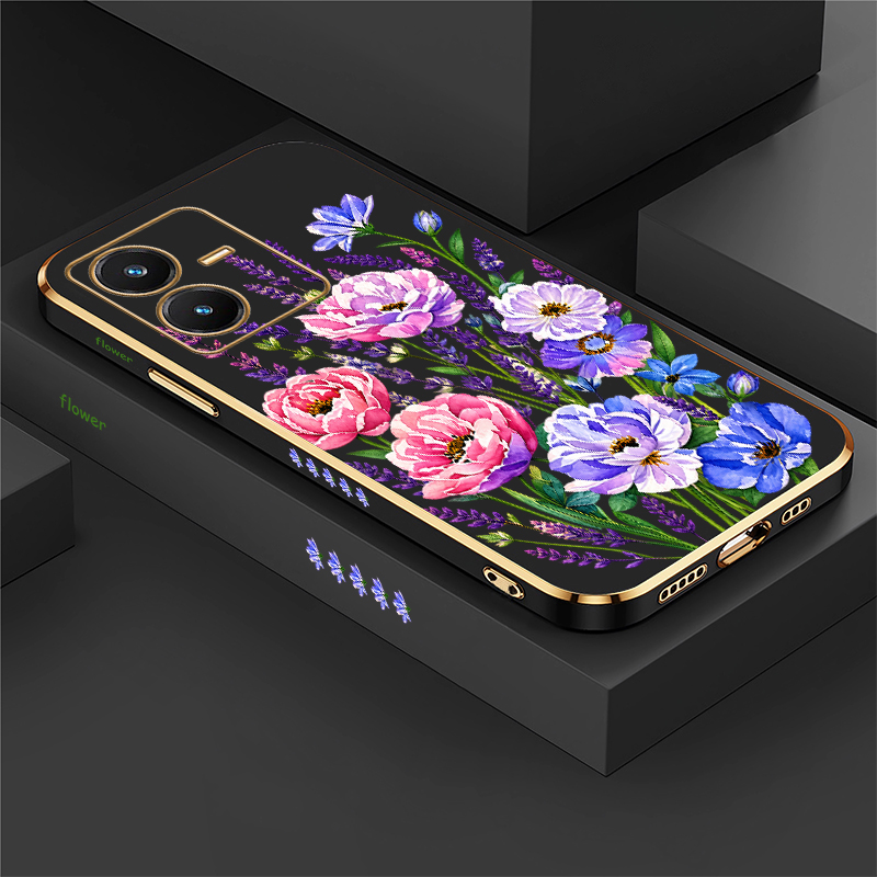 Vivo Y28 - Custodia con motivo floreale per Vivo