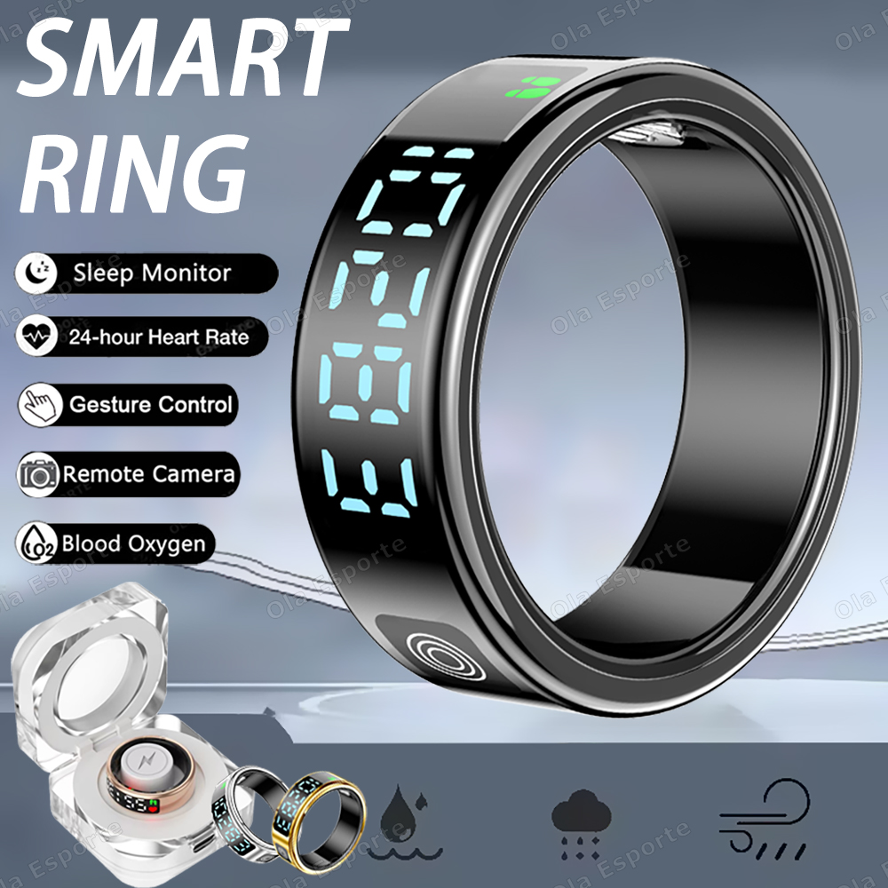 Smart Ring Health - SR08 Anello intelligente con scatola di