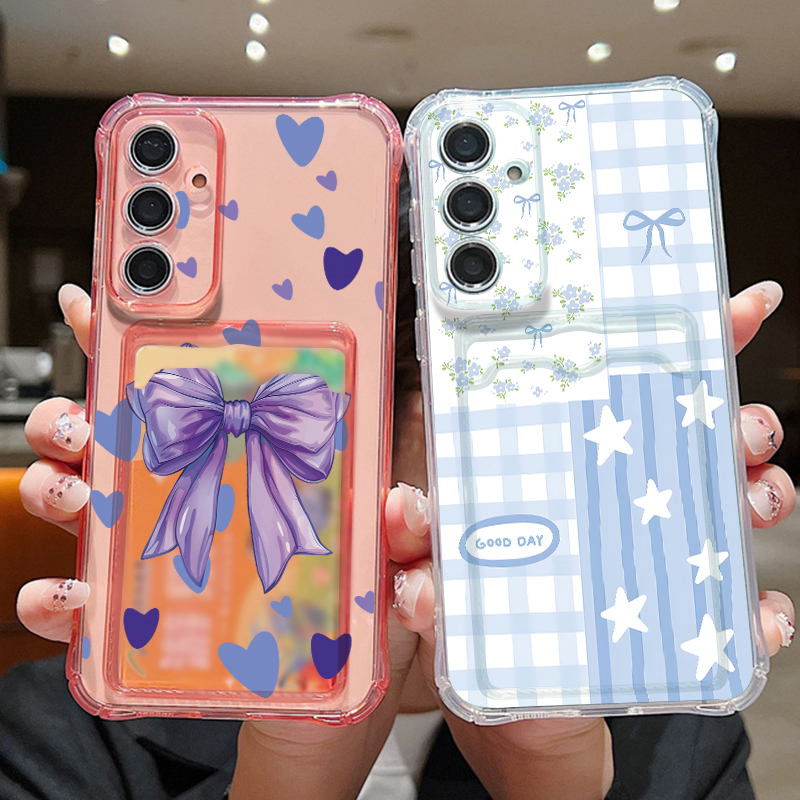 Samsung Galaxy S25 - Custodia per telefono con tasca porta