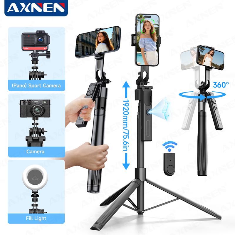 Auto Tracking Tripod - Gimbal con tracciamento AI, bastone per
