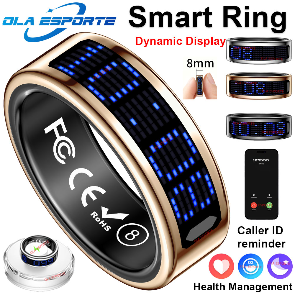 Smart Ring Health - Nuovo anello intelligente leggero ultrasottile Display