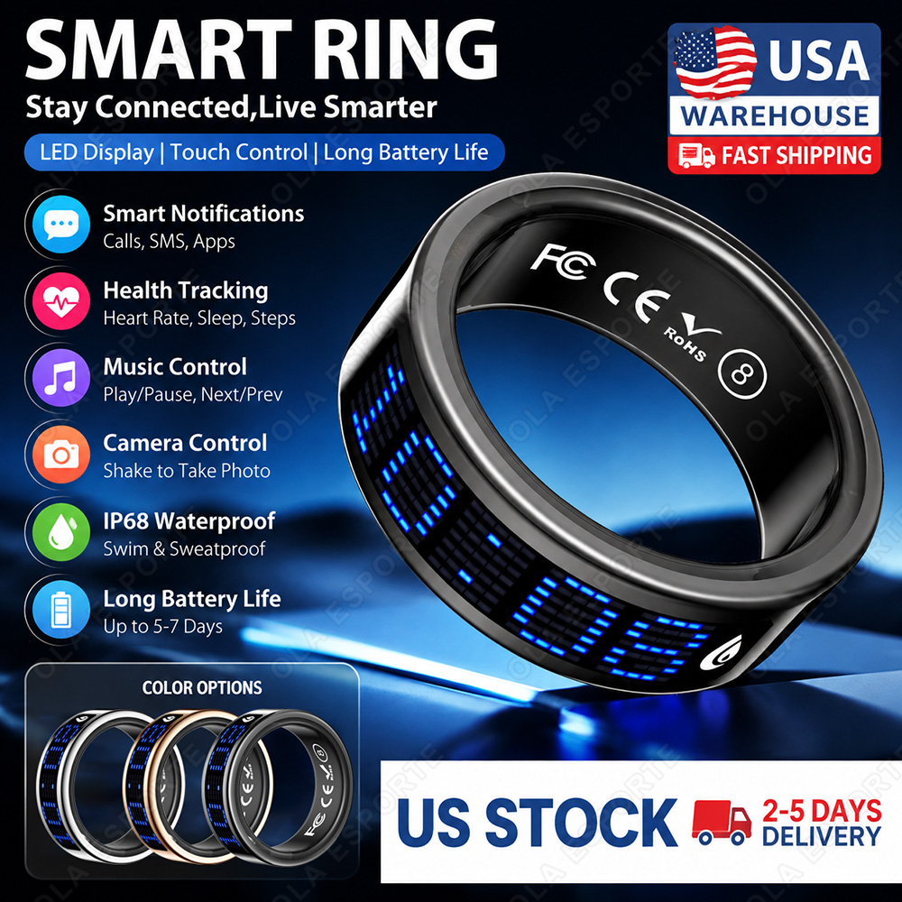 Smart Ring Health - Nuovo Anello Smart 2026 con Promemoria