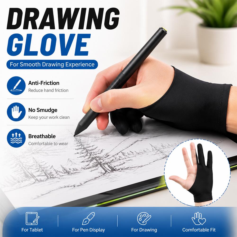 Digital Drawing Tablet - Guanto da Disegno Anti-Touch Screen, Guanto