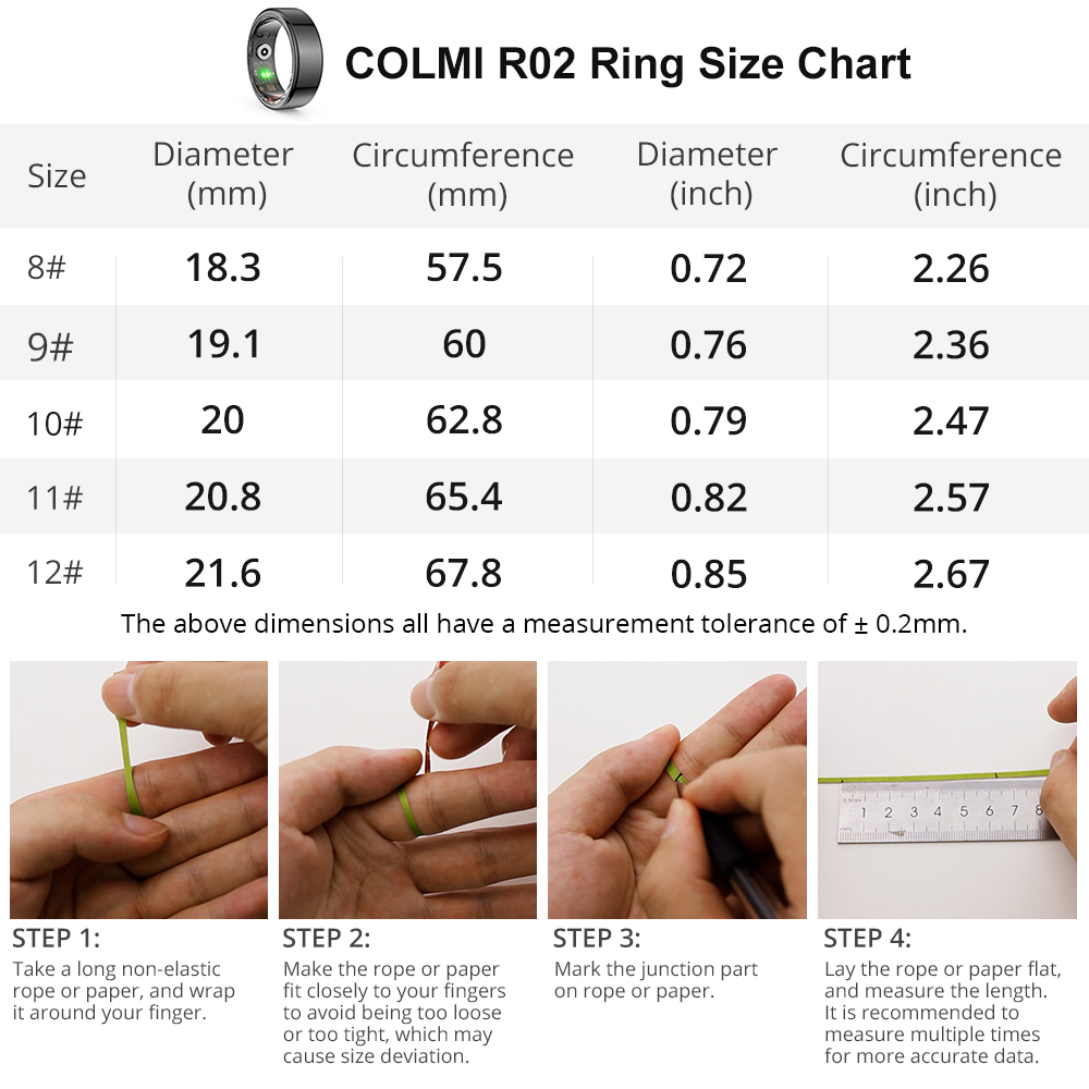 [2024] COLMI R02 Smart Ring Gu - Smart Ring Health recensione e prezzo