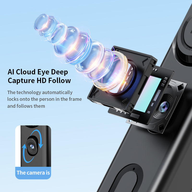 Gimbal con tracciamento AI, ba - Auto Tracking Tripod recensione e prezzo