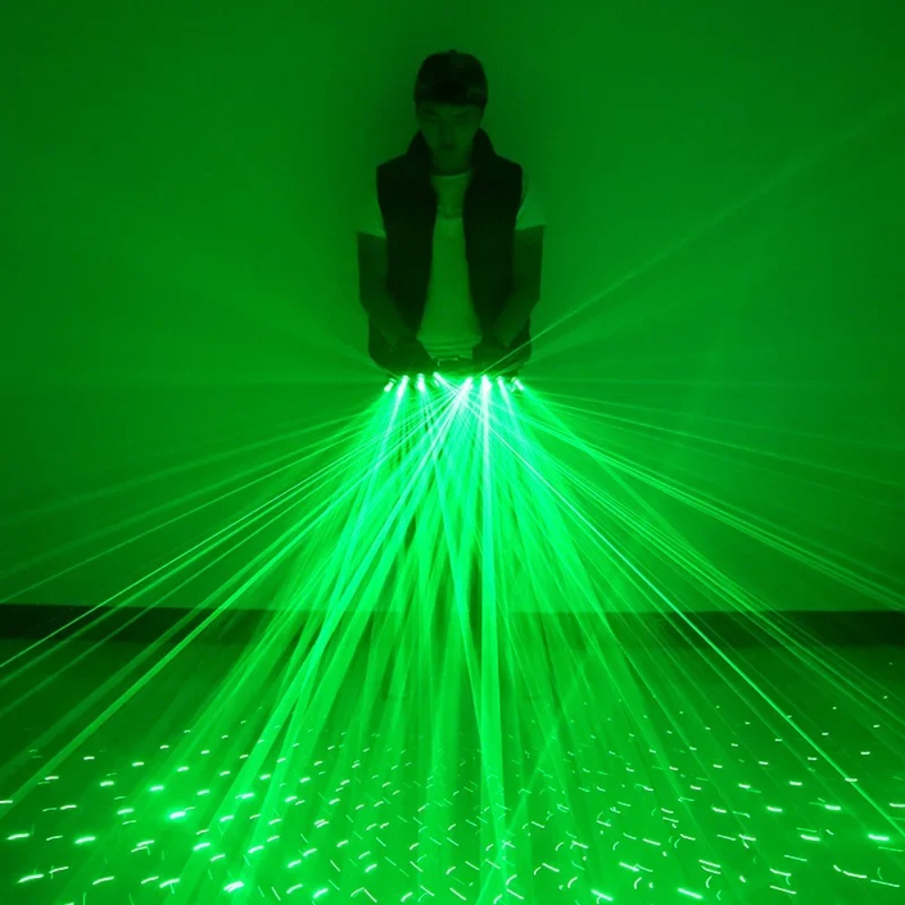 Guanti laser verdi Laser Flash - Led Gloves Music recensione e prezzo