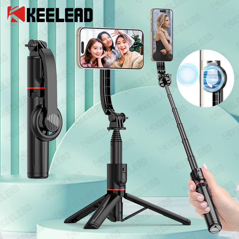 KEELEAD Selfie Stick magnetico - Auto Tracking Tripod recensione e prezzo