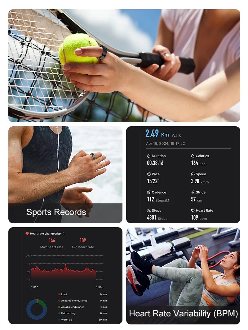 Nuovo Smart Ring R09 Health Mo - Smart Ring Health recensione e prezzo
